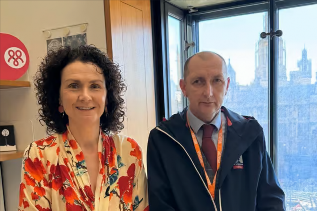 Our Client Roy and MP Wendy Chamberlain